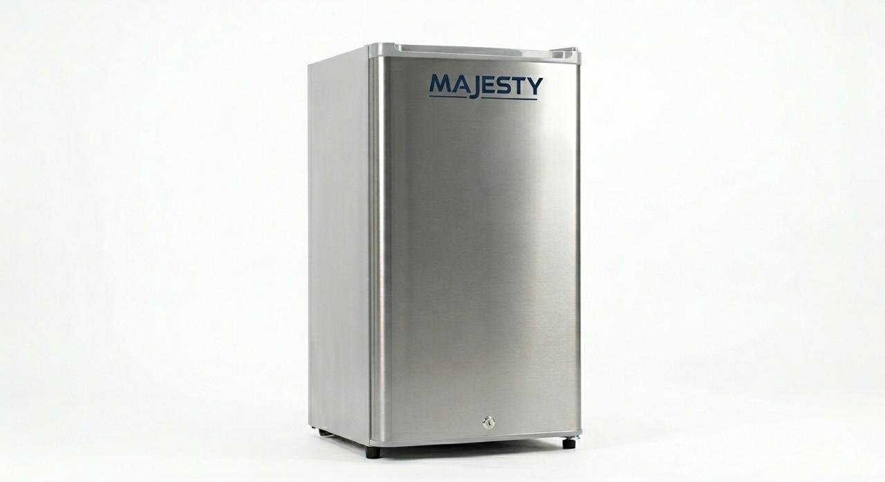 ثلاجه ماجستي ٣قدم باب واحد فضي