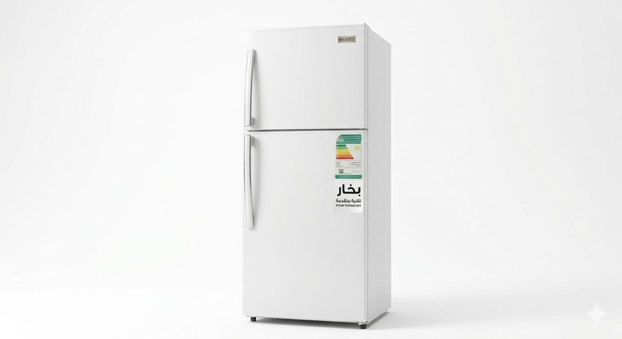 ثلاجه ماجستي بخار ١٤.٦قدم بابين ابيض