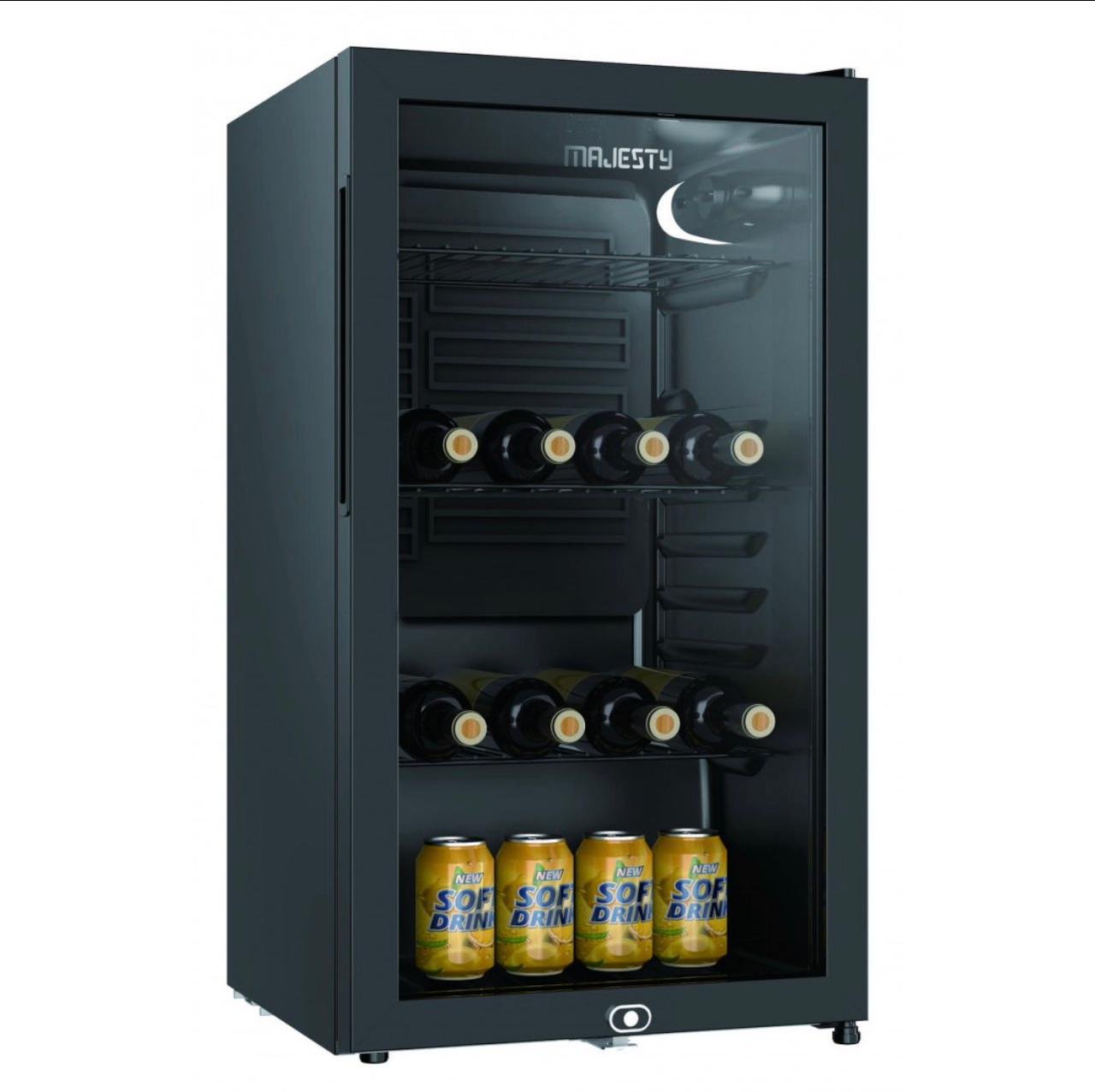 ثلاجه ماجستي عرض ٩٠لتر باب واحد اسود